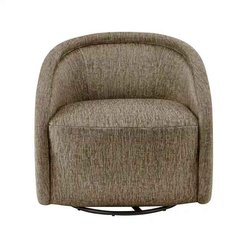 Fauteuil d'appoint pivotant en tissu Margareth