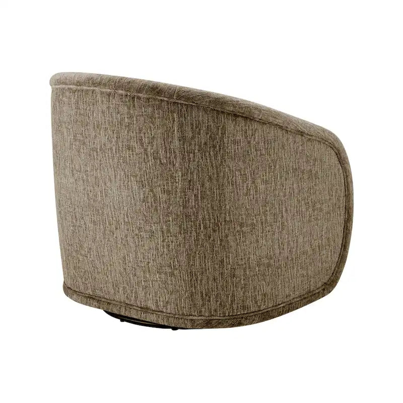 Fauteuil d'appoint pivotant en tissu Margareth