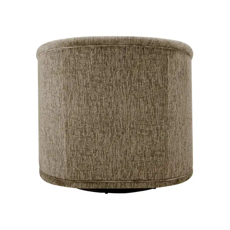 Fauteuil d'appoint pivotant en tissu Margareth