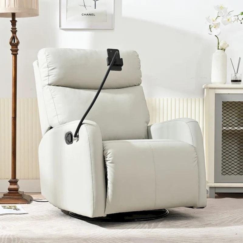 Modern Small Rocking Swivel Recliner Chair