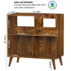 Grand meuble platine - 39,4D x 78,7L x 81,3H cm