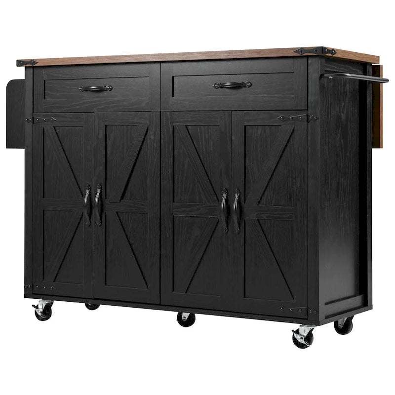 Rolling Kitchen Cart on Wheels